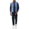 imageAmazon Essentials Mens FullZip Polar Fleece Vest Available in Big ampamp TallBlue Heather