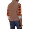 imageAmazon Essentials Mens FullZip Polar Fleece Vest Available in Big ampamp TallBrown Heather