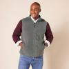 imageAmazon Essentials Mens FullZip Polar Fleece Vest Available in Big ampamp TallCharcoal Heather