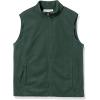 imageAmazon Essentials Mens FullZip Polar Fleece Vest Available in Big ampamp TallForest Green