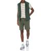 imageAmazon Essentials Mens FullZip Polar Fleece Vest Available in Big ampamp TallForest Green