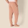 imageAmazon Essentials Mens Knit Cotton Blend Jogger Pajama PantsLight Brown
