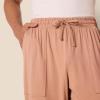 imageAmazon Essentials Mens Knit Cotton Blend Jogger Pajama PantsLight Brown