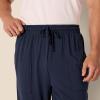 imageAmazon Essentials Mens Knit Cotton Blend Jogger Pajama PantsNavy