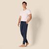 imageAmazon Essentials Mens Knit Cotton Blend Jogger Pajama PantsNavy