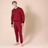 imageAmazon Essentials Mens Knit Pajama SetClassic Buffalo Check