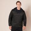 imageAmazon Essentials Mens Lightweight WaterResistant Packable Hooded Puffer JacketBlack