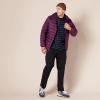 imageAmazon Essentials Mens Lightweight WaterResistant Packable Hooded Puffer JacketDark Purple