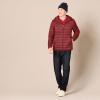 imageAmazon Essentials Mens Lightweight WaterResistant Packable Hooded Puffer JacketDark Red