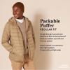 imageAmazon Essentials Mens Lightweight WaterResistant Packable Hooded Puffer JacketGreen