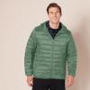 imageAmazon Essentials Mens Lightweight WaterResistant Packable Hooded Puffer JacketGreen