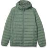 imageAmazon Essentials Mens Lightweight WaterResistant Packable Hooded Puffer JacketGreen