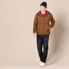 imageAmazon Essentials Mens Lightweight WaterResistant Packable Hooded Puffer JacketLight Brown