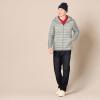 imageAmazon Essentials Mens Lightweight WaterResistant Packable Hooded Puffer JacketLight Grey