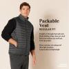 imageAmazon Essentials Mens Lightweight WaterResistant Packable Puffer VestDark Grey