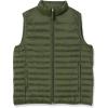 imageAmazon Essentials Mens Lightweight WaterResistant Packable Puffer VestDark Olive