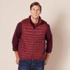 imageAmazon Essentials Mens Lightweight WaterResistant Packable Puffer VestDark Red