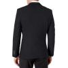 imageAmazon Essentials Mens LongSleeve ButtonFront SlimFit Stretch BlazerBlack