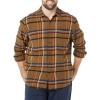 imageAmazon Essentials Mens LongSleeve Flannel Shirt  Discontinued ColorsBlack Brown Mix Plaid