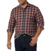 imageAmazon Essentials Mens LongSleeve Flannel Shirt  Discontinued ColorsBlack Orange Plaid