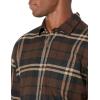 imageAmazon Essentials Mens LongSleeve Flannel Shirt  Discontinued ColorsDark Brown Plaid