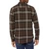 imageAmazon Essentials Mens LongSleeve Flannel Shirt  Discontinued ColorsDark Brown Plaid