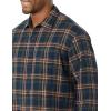 imageAmazon Essentials Mens LongSleeve Flannel Shirt  Discontinued ColorsDark Navy Plaid