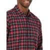 imageAmazon Essentials Mens LongSleeve Flannel Shirt  Discontinued ColorsDark Red Plaid