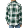 imageAmazon Essentials Mens LongSleeve Flannel Shirt  Discontinued ColorsGreen White Plaid