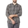 imageAmazon Essentials Mens LongSleeve Flannel Shirt  Discontinued ColorsGrey Plaid