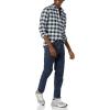 imageAmazon Essentials Mens LongSleeve Flannel Shirt  Discontinued ColorsNavy Plaid