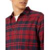 imageAmazon Essentials Mens LongSleeve Flannel Shirt  Discontinued ColorsRed Plaid