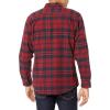 imageAmazon Essentials Mens LongSleeve Flannel Shirt  Discontinued ColorsRed Plaid