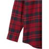imageAmazon Essentials Mens LongSleeve Flannel Shirt  Discontinued ColorsRed Plaid