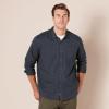 imageAmazon Essentials Mens LongSleeve Flannel Shirt Available in Big ampamp TallBlack