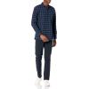 imageAmazon Essentials Mens LongSleeve Flannel Shirt Available in Big ampamp TallBlack Blue Buffalo Plaid