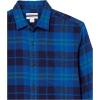 imageAmazon Essentials Mens LongSleeve Flannel Shirt Available in Big ampamp TallBlack Blue Plaid