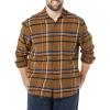 imageAmazon Essentials Mens LongSleeve Flannel Shirt Available in Big ampamp TallBlack Brown Mix Plaid