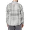 imageAmazon Essentials Mens LongSleeve Flannel Shirt Available in Big ampamp TallBlack Light Grey Plaid