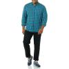 imageAmazon Essentials Mens LongSleeve Flannel Shirt Available in Big ampamp TallBlue Burgundy Green Plaid