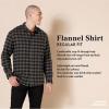imageAmazon Essentials Mens LongSleeve Flannel Shirt Available in Big ampamp TallBlue Rust Orange Plaid