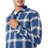 imageAmazon Essentials Mens LongSleeve Flannel Shirt Available in Big ampamp TallBlue White Large Plaid