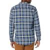 imageAmazon Essentials Mens LongSleeve Flannel Shirt Available in Big ampamp TallBlue White Plaid