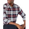 imageAmazon Essentials Mens LongSleeve Flannel Shirt Available in Big ampamp TallBurgundy Grey Plaid