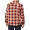 imageAmazon Essentials Mens LongSleeve Flannel Shirt Available in Big ampamp TallBurgundy Orange Plaid