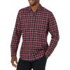 imageAmazon Essentials Mens LongSleeve Flannel Shirt Available in Big ampamp TallDark Red Plaid