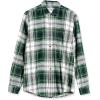 imageAmazon Essentials Mens LongSleeve Flannel Shirt Available in Big ampamp TallGreen White Plaid