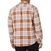 imageAmazon Essentials Mens LongSleeve Flannel Shirt Available in Big ampamp TallMauve Rust Plaid