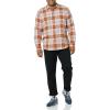 imageAmazon Essentials Mens LongSleeve Flannel Shirt Available in Big ampamp TallMauve Rust Plaid