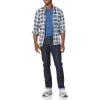 imageAmazon Essentials Mens LongSleeve Flannel Shirt Available in Big ampamp TallMulticolor Check Plaid